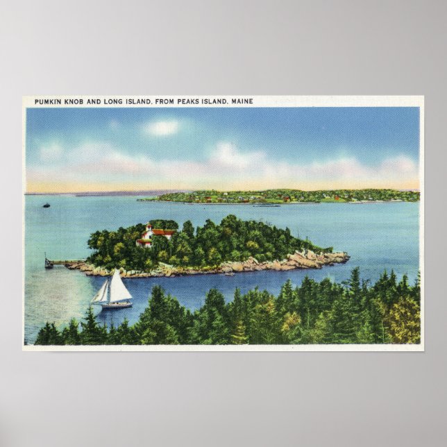 Ansicht von Pumkin Knob und Long Island Poster (Vorne)