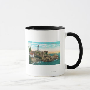 Ansicht von Punktatkinson-Leuchtturm Tasse