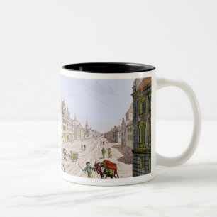 Ansicht von Rathaus, Boston Zweifarbige Tasse