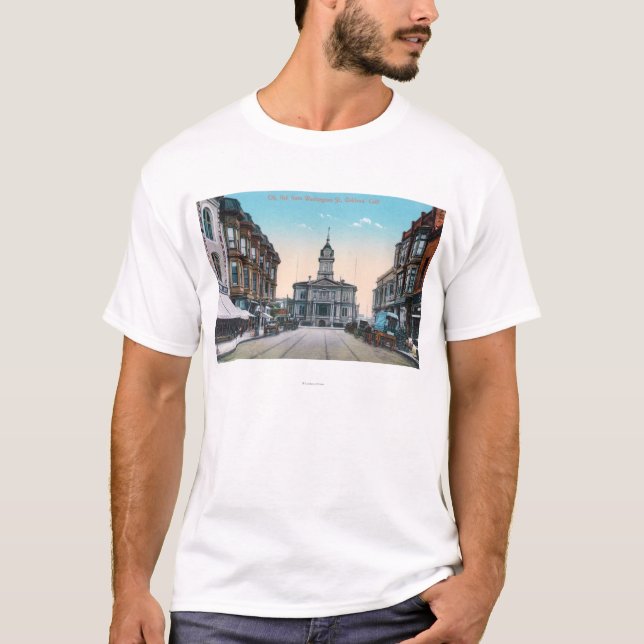 Ansicht von Rathaus Gbd von Washington-St. T-Shirt (Vorderseite)