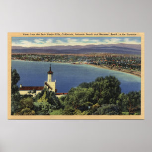 Ansicht von Redondo u. Hermosa Stränden Poster