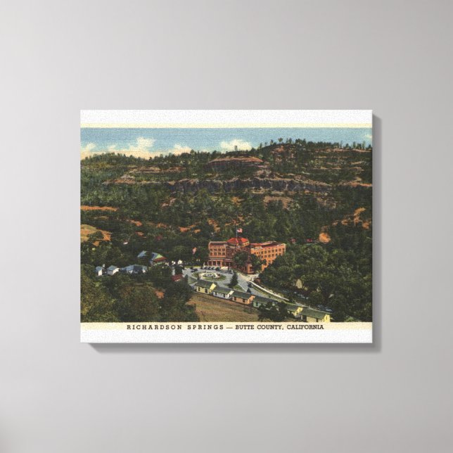 Ansicht von Richardson Springs Leinwanddruck (Vorderseite)