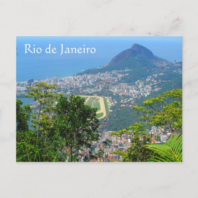 Ansicht von Rio de janeiro Postkarte (Vorderseite)