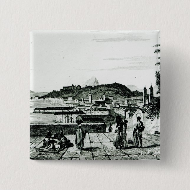 Ansicht von Rio de Janeiro von der Kirche Button (Vorderseite)