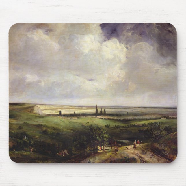 Ansicht von Rouen, 1831 Mousepad (Vorne)