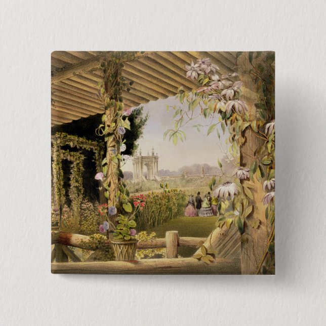 Ansicht von rustikalen Seat, Shrublands, 'vom G Button (Vorderseite)