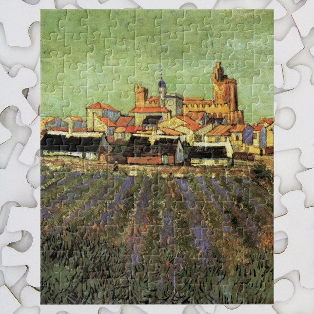 Ansicht von Saintes Maries von Vincent van Gogh Puzzle (Von Creator hochgeladen)