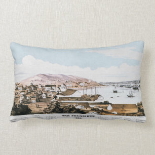 Ansicht von San Francisco, 1849 Lendenkissen