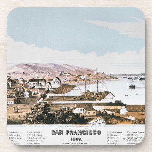 Ansicht von San Francisco, 1849 Untersetzer