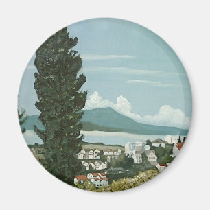Ansicht von San Francisco Bay von Oakland-Hügeln Magnet