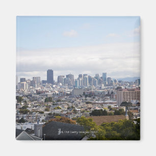 Ansicht von San Francisco Skylinen Magnet