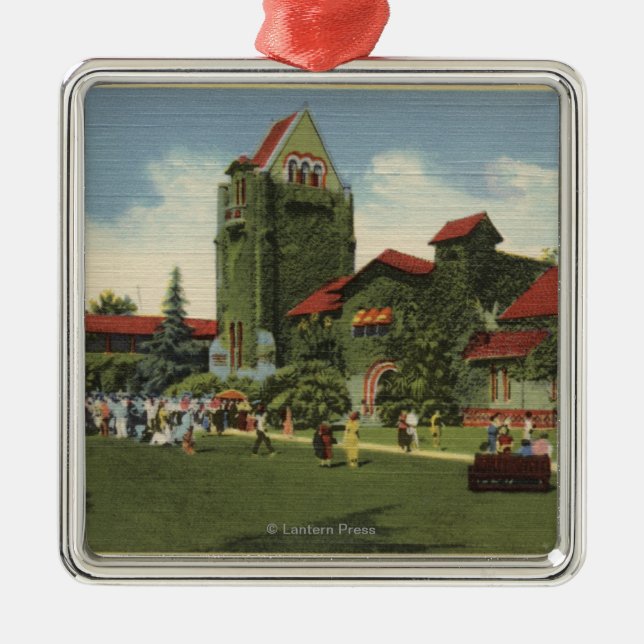 Ansicht von San- JoseStaats-Uni-Campus Ornament Aus Metall (Vorne)