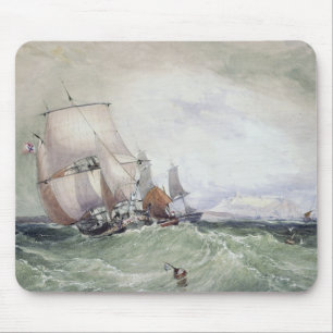 Ansicht von Scarborough, mit einem Bergmann-Brigg Mousepad