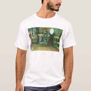 Ansicht von Scotts Lager, RedwoodsRussian Fluss, T-Shirt