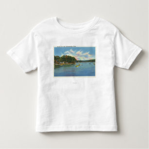 Ansicht von See Cobbosseecontee in Pernette Bucht Kleinkind T-shirt