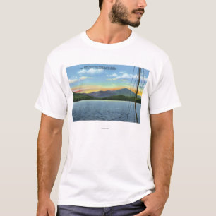 Ansicht von See vom Whiteface Gasthaus-Dock T-Shirt