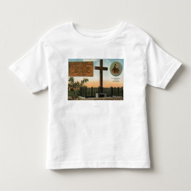 Ansicht von Serra Monument, alte Stadt San Diego Kleinkind T-shirt (Vorderseite)