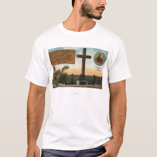 Ansicht von Serra Monument, alte Stadt San Diego T-Shirt