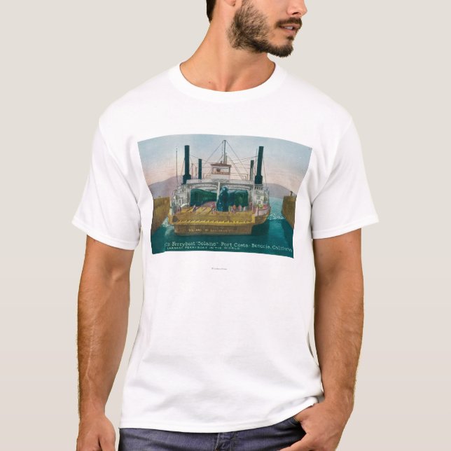 Ansicht von SP-Fähre Solano im Dock T-Shirt (Vorderseite)