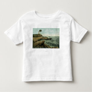 Ansicht von Spitzen-Insel und von Paar-Baum Kleinkind T-shirt