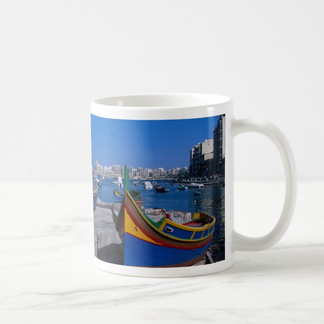 Ansicht von St. julianisch, Malta Kaffeetasse (Rechts)