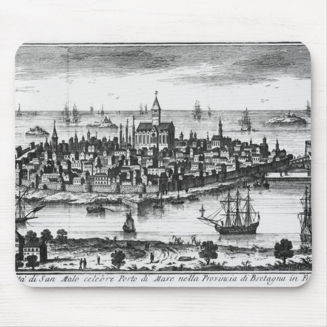 Ansicht von St. Malo Mousepad (Vorne)