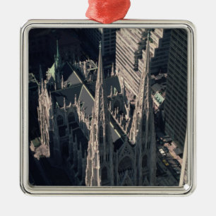 Ansicht von St Patrick Kathedrale Silbernes Ornament