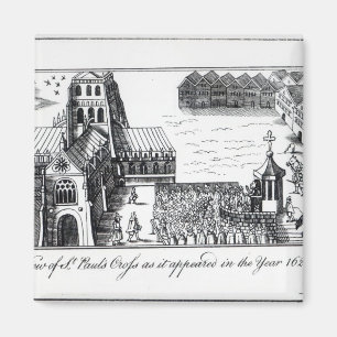 Ansicht von St Paul Kreuz Magnet
