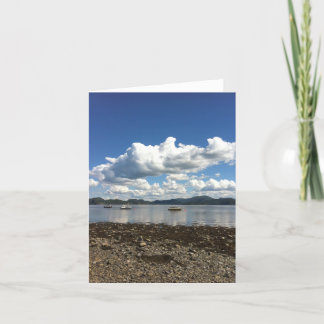 Ansicht von Steinvikholm Slott Norwegen Notecard Karte