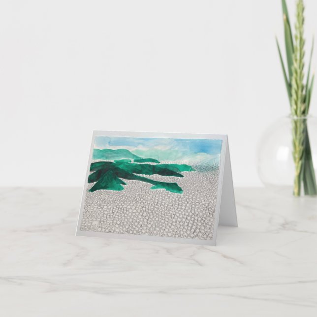 Ansicht von Taipei 101 Leere Mitteilungskarten (Vorderseite)