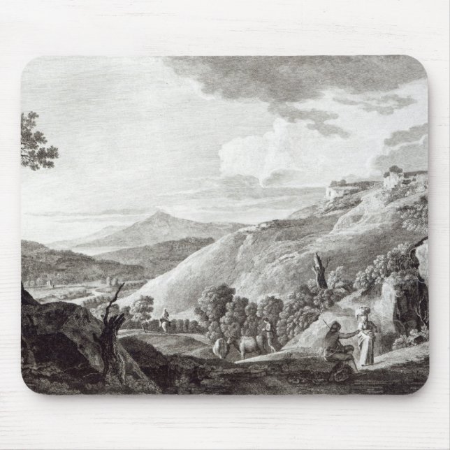 Ansicht von Tarquinia und von Corneto Mousepad (Vorne)