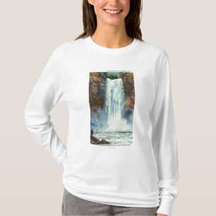 Ansicht von Taughannock fällt von der Unterseite T-Shirt