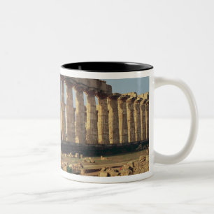 Ansicht von Tempel E, c.490-480 BC Zweifarbige Tasse