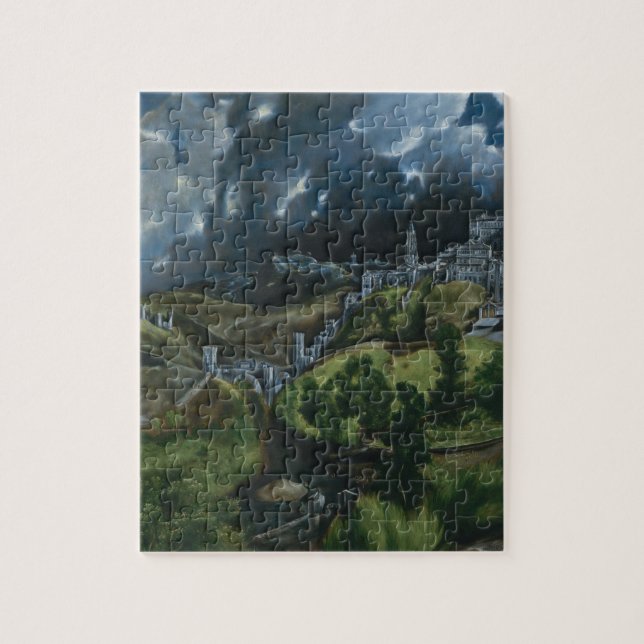 Ansicht von Toledo durch El Greco Puzzle (Vertikal)