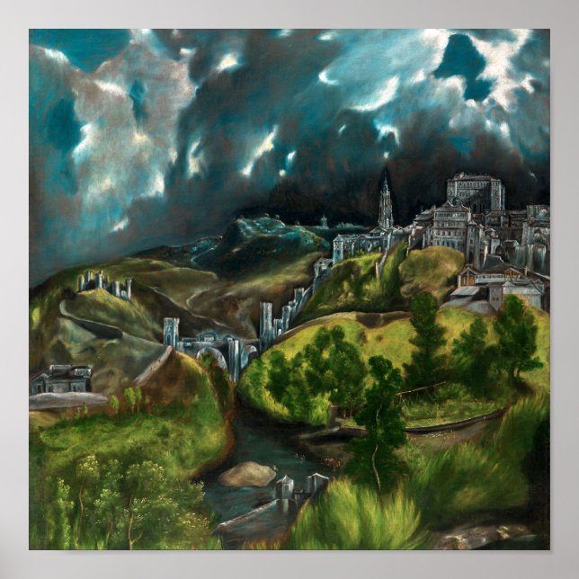 Ansicht von Toledo | El Greco | Poster (Vorne)