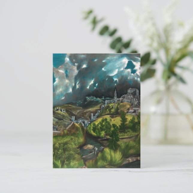 Ansicht von Toledo | El Greco | Postkarte (Stehend Vorderseite)