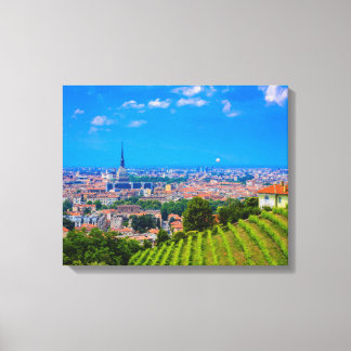 Ansicht von Turin auf Leinwand
