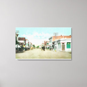 Ansicht von UniversitätsAvenuePalo Alt, CA Leinwanddruck