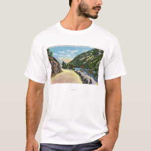 Ansicht von unterem Cascade See T-Shirt