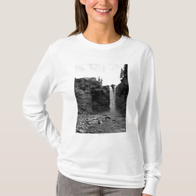 Ansicht von unterhalb der Fälle T-Shirt (Vorderseite)