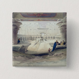 Ansicht von unterhalb des Portico des Tempels von Button