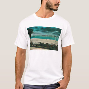 Ansicht von US-Kriegsschiffen im OceanSanta Cruz, T-Shirt