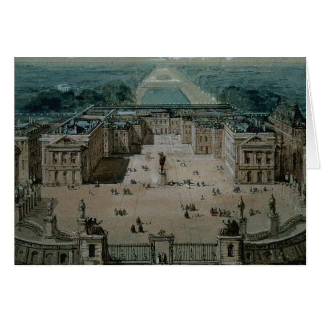 Ansicht von Versailles (Vorderseite (Horizontal))