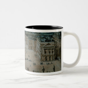 Ansicht von Versailles Zweifarbige Tasse