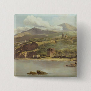 Ansicht von Vico Estense von Sorrent, das in Button