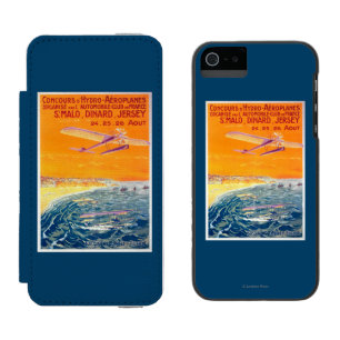 Ansicht von Wasserflugzeugen in Luft und Wasser Po Incipio Watson™ iPhone 5 Geldbörsen Hülle