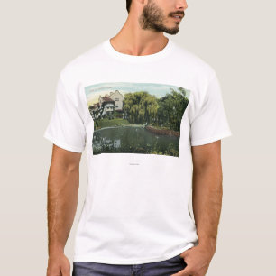 Ansicht von Weide-Teich T-Shirt