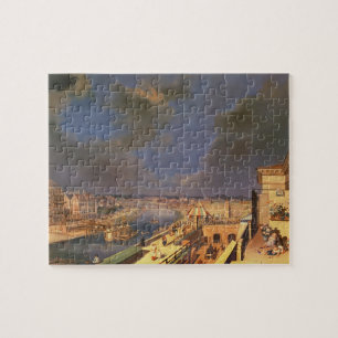 Ansicht von Wien, 1819 (Öl auf Leinwand) Puzzle