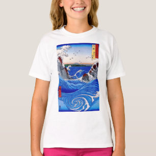 Ansicht von Wirbeln von Utagawa Hiroshige T-Shirt