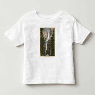 Ansicht von Yosemite Falls u. von Tal Kleinkind T-shirt